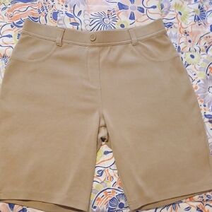 Nautica Beige School Uniform Shorts